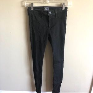 Black Abercrombie Jean Leggings